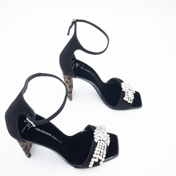 Authentic Giuseppe zanotti I70086 cam Nero sandals - Picture 14 of 16